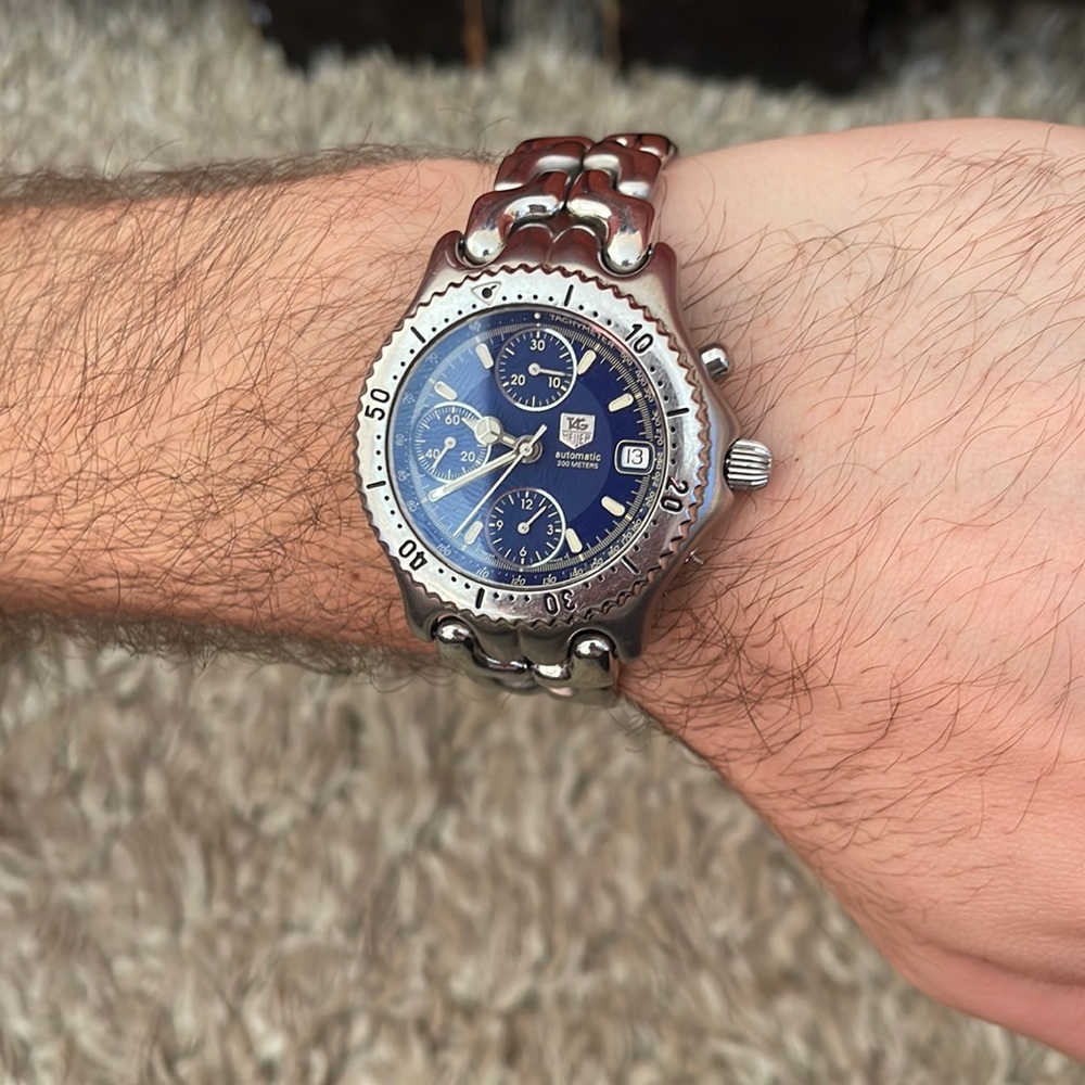 Tag Heuer Men’s Watch CG 2111-R0. Used normal wear. Selling for $2k+ online.